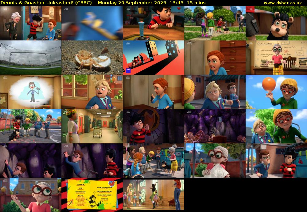 Dennis & Gnasher Unleashed! (CBBC) Monday 29 September 2025 13:45 - 14:00