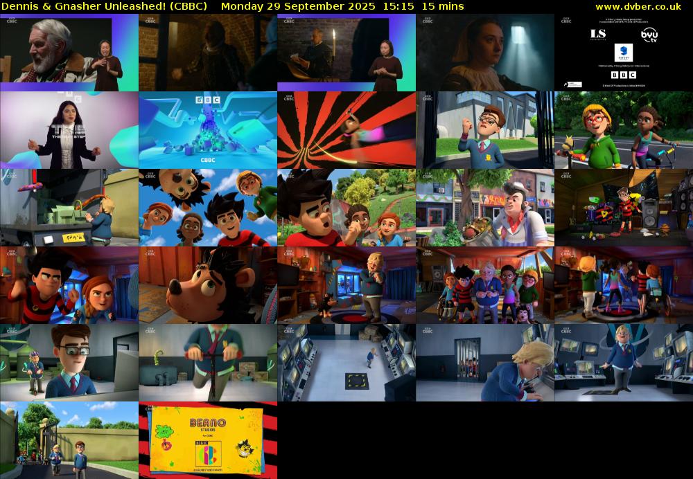 Dennis & Gnasher Unleashed! (CBBC) Monday 29 September 2025 15:15 - 15:30
