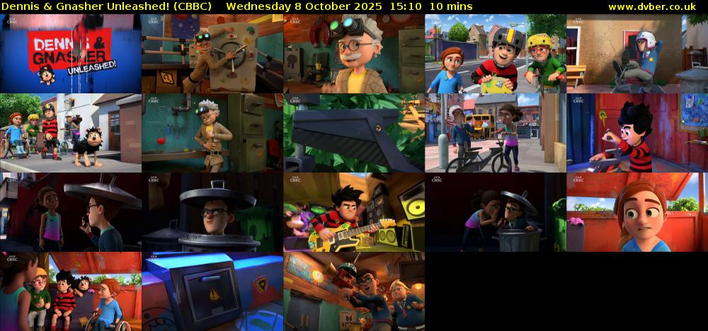 Dennis & Gnasher Unleashed! (CBBC) Wednesday 8 October 2025 15:10 - 15:20