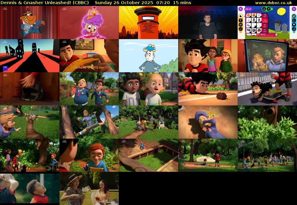 Dennis & Gnasher Unleashed! (CBBC) Sunday 26 October 2025 07:20 - 07:35