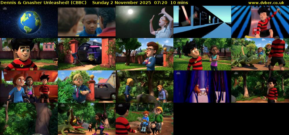 Dennis & Gnasher Unleashed! (CBBC) Sunday 2 November 2025 07:20 - 07:30