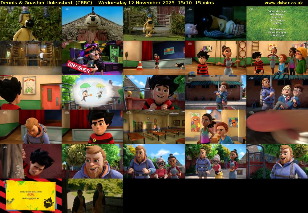 Dennis & Gnasher Unleashed! (CBBC) Wednesday 12 November 2025 15:10 - 15:25