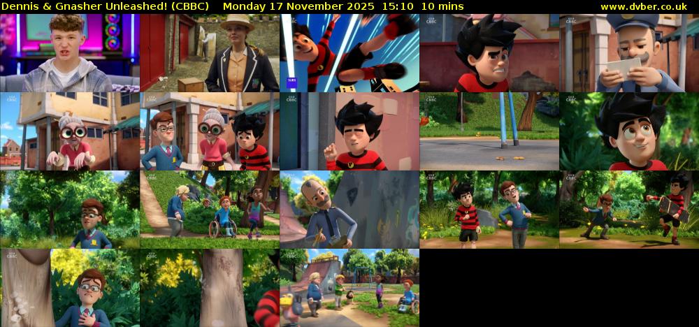 Dennis & Gnasher Unleashed! (CBBC) Monday 17 November 2025 15:10 - 15:20
