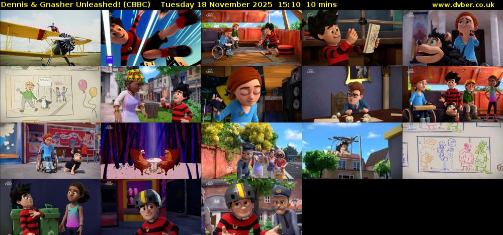 Dennis & Gnasher Unleashed! (CBBC) Tuesday 18 November 2025 15:10 - 15:20