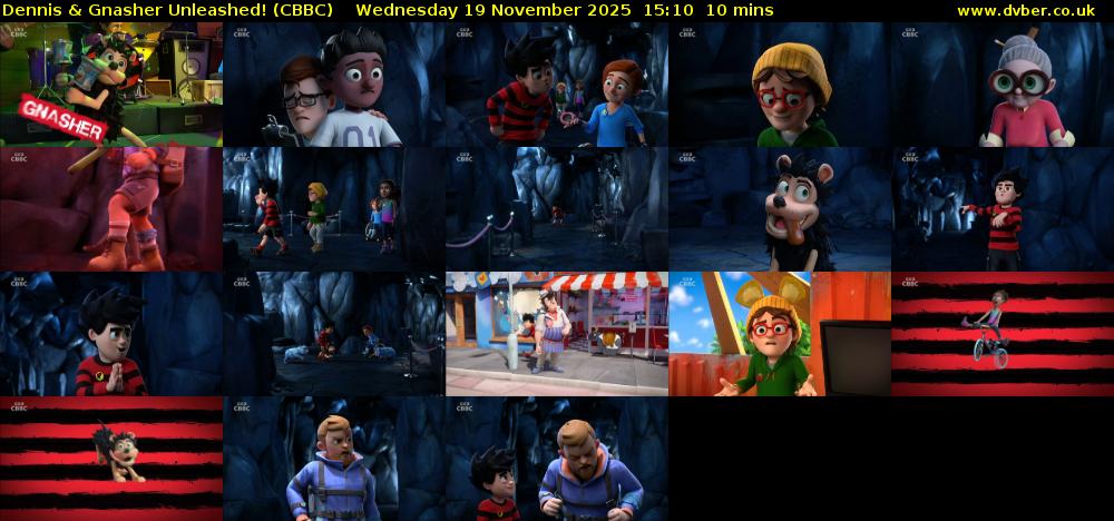 Dennis & Gnasher Unleashed! (CBBC) Wednesday 19 November 2025 15:10 - 15:20