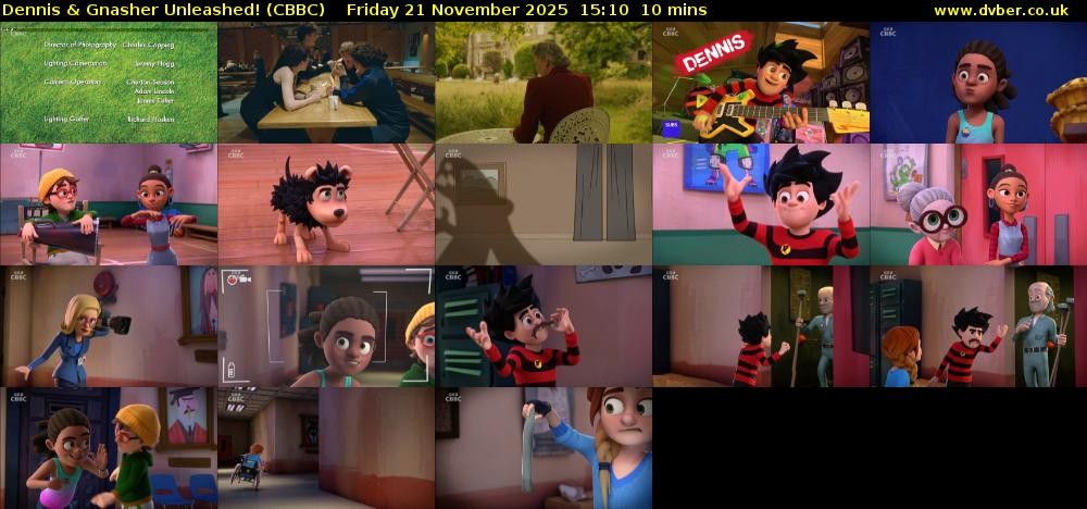 Dennis & Gnasher Unleashed! (CBBC) Friday 21 November 2025 15:10 - 15:20