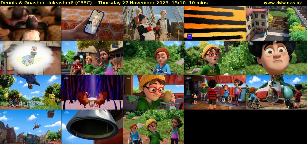 Dennis & Gnasher Unleashed! (CBBC) Thursday 27 November 2025 15:10 - 15:20