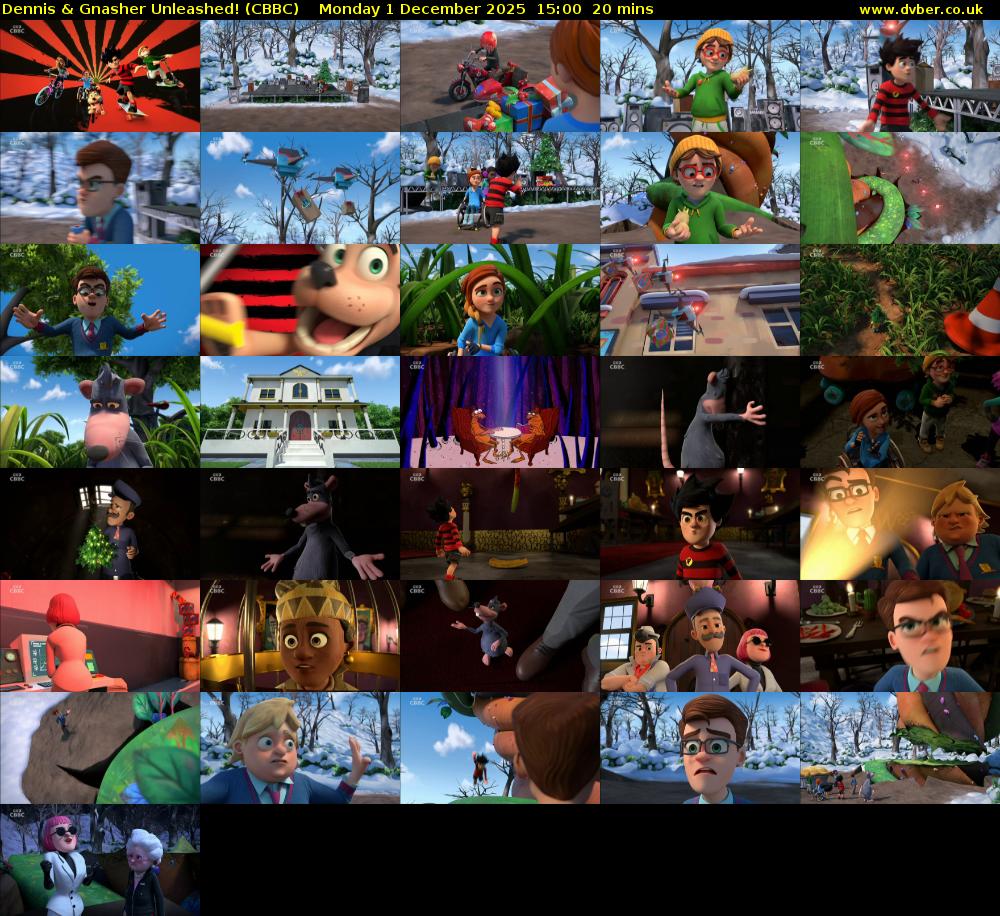 Dennis & Gnasher Unleashed! (CBBC) Monday 1 December 2025 15:00 - 15:20