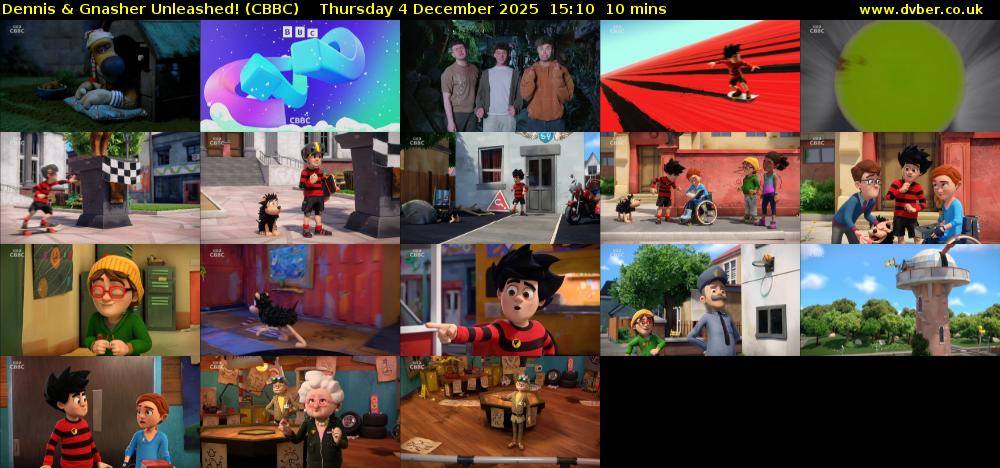 Dennis & Gnasher Unleashed! (CBBC) Thursday 4 December 2025 15:10 - 15:20