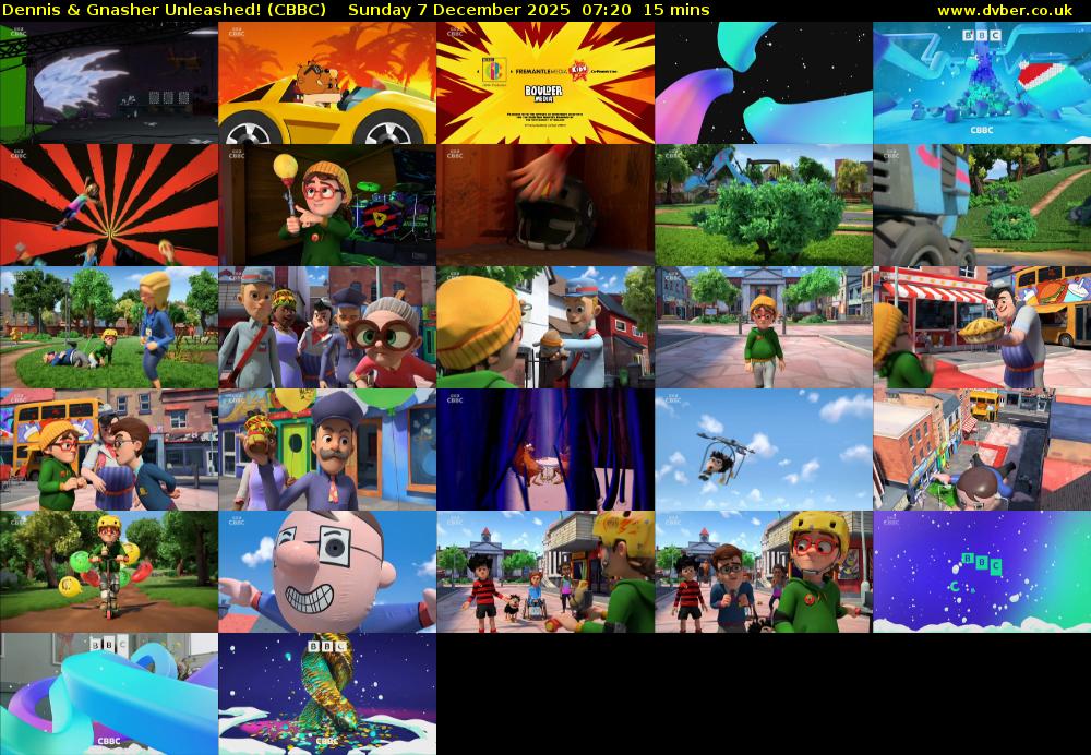 Dennis & Gnasher Unleashed! (CBBC) Sunday 7 December 2025 07:20 - 07:35
