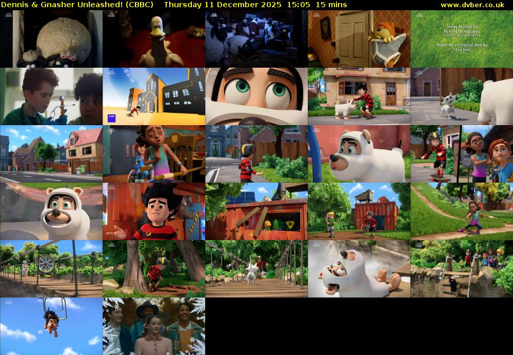 Dennis & Gnasher Unleashed! (CBBC) Thursday 11 December 2025 15:05 - 15:20