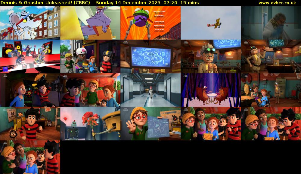 Dennis & Gnasher Unleashed! (CBBC) Sunday 14 December 2025 07:20 - 07:35