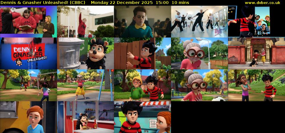 Dennis & Gnasher Unleashed! (CBBC) Monday 22 December 2025 15:00 - 15:10