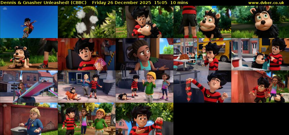 Dennis & Gnasher Unleashed! (CBBC) Friday 26 December 2025 15:05 - 15:15