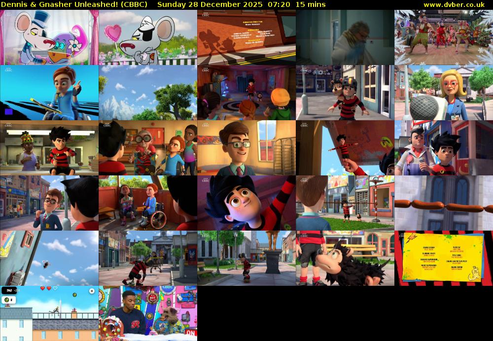 Dennis & Gnasher Unleashed! (CBBC) Sunday 28 December 2025 07:20 - 07:35