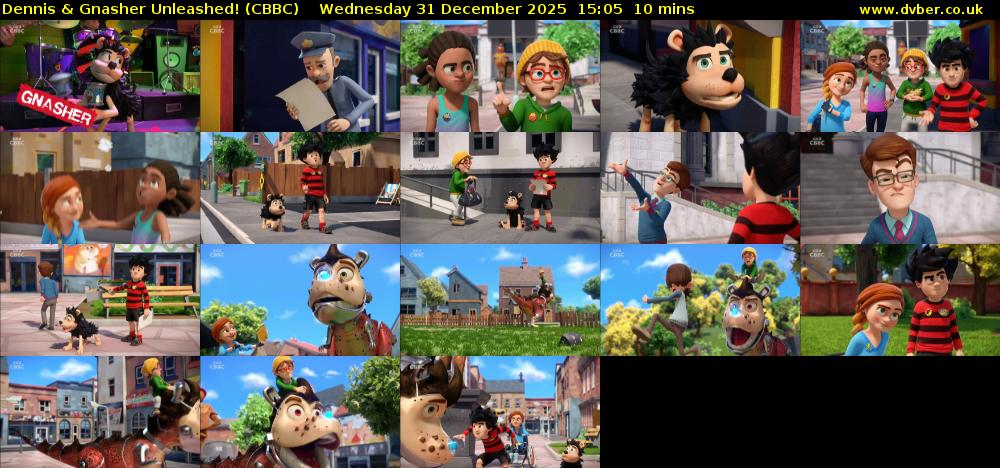 Dennis & Gnasher Unleashed! (CBBC) Wednesday 31 December 2025 15:05 - 15:15