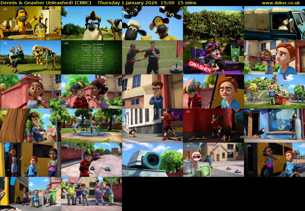Dennis & Gnasher Unleashed! (CBBC) Thursday 1 January 2026 15:00 - 15:15