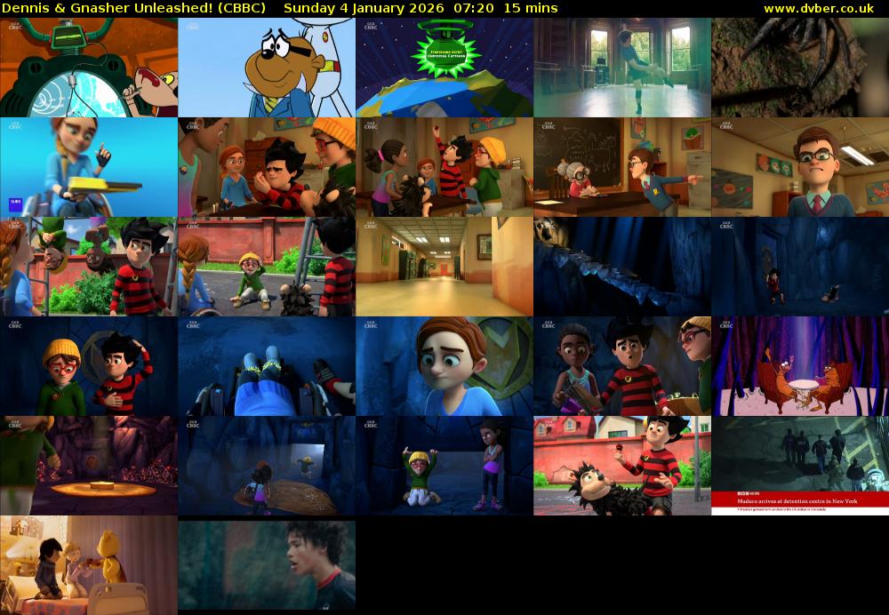 Dennis & Gnasher Unleashed! (CBBC) Sunday 4 January 2026 07:20 - 07:35
