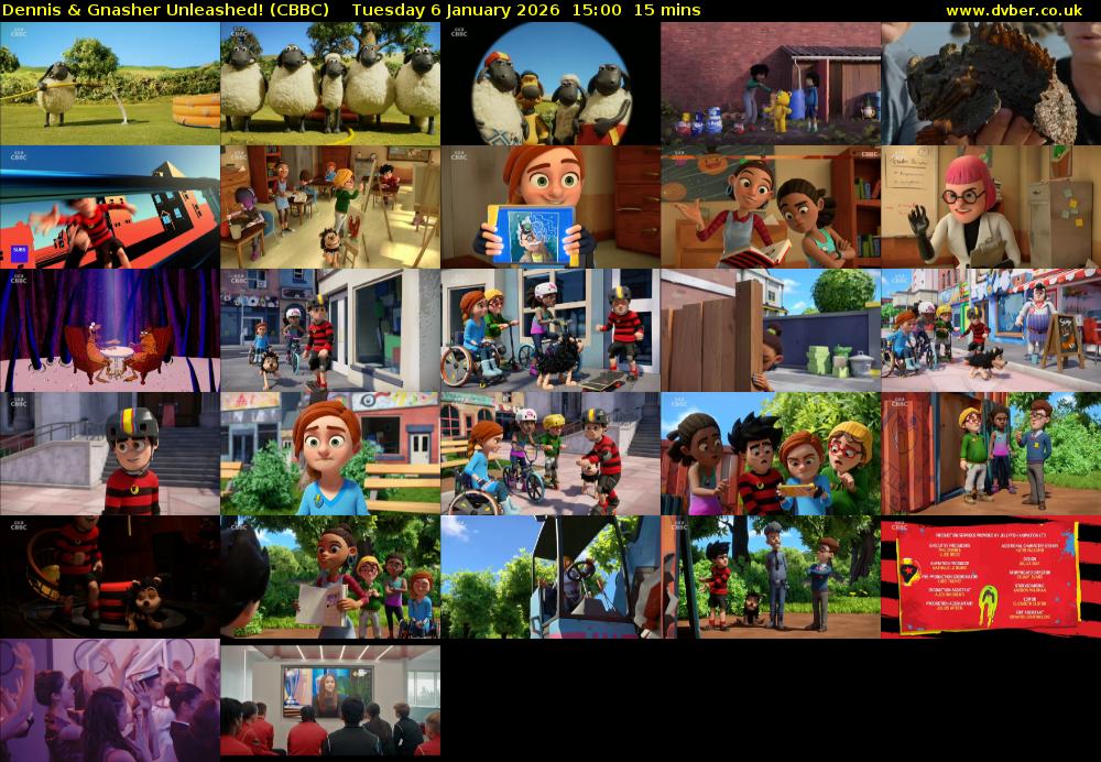 Dennis & Gnasher Unleashed! (CBBC) Tuesday 6 January 2026 15:00 - 15:15