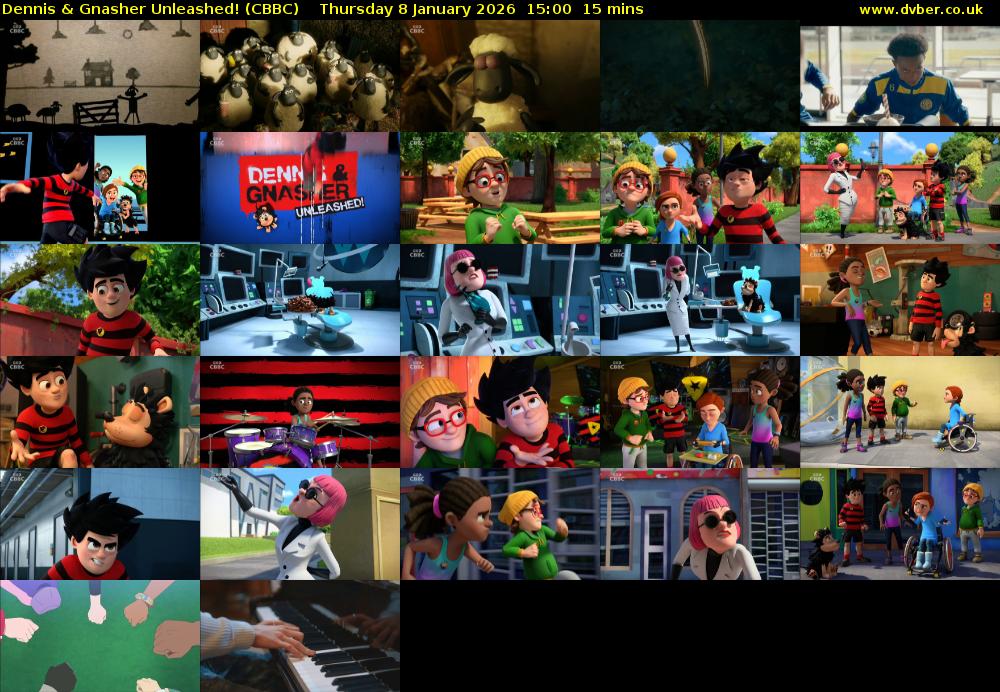 Dennis & Gnasher Unleashed! (CBBC) Thursday 8 January 2026 15:00 - 15:15
