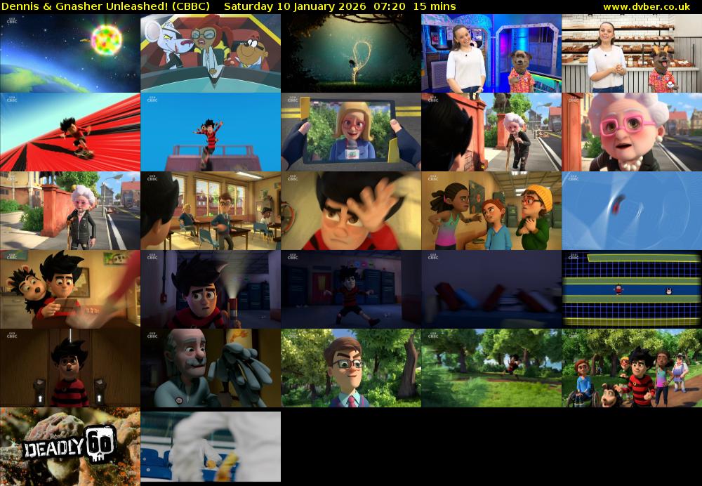 Dennis & Gnasher Unleashed! (CBBC) Saturday 10 January 2026 07:20 - 07:35