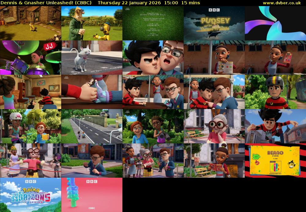 Dennis & Gnasher Unleashed! (CBBC) Thursday 22 January 2026 15:00 - 15:15