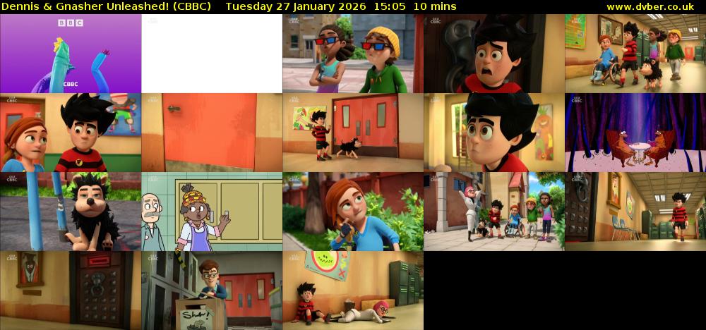 Dennis & Gnasher Unleashed! (CBBC) Tuesday 27 January 2026 15:05 - 15:15