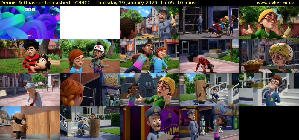 Dennis & Gnasher Unleashed! (CBBC) Thursday 29 January 2026 15:05 - 15:15