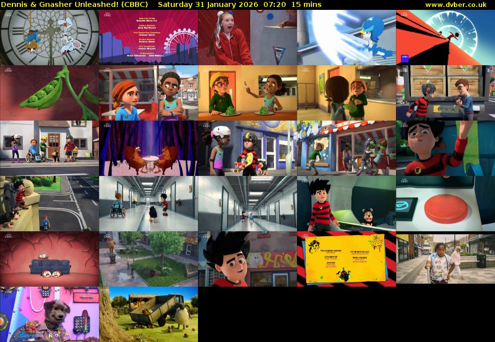 Dennis & Gnasher Unleashed! (CBBC) Saturday 31 January 2026 07:20 - 07:35