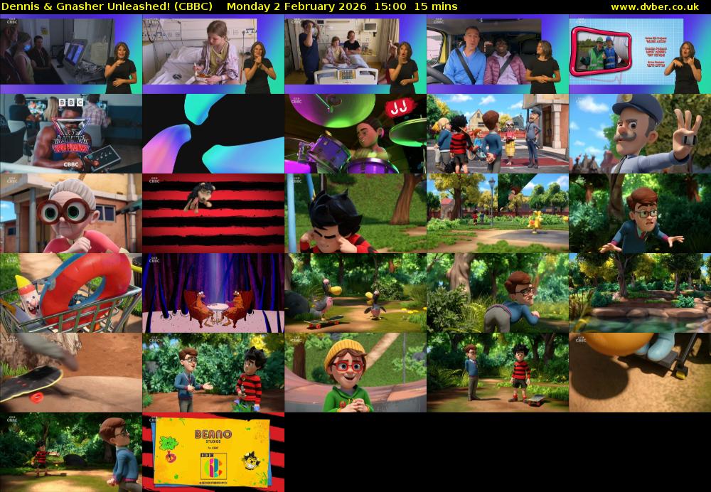 Dennis & Gnasher Unleashed! (CBBC) Monday 2 February 2026 15:00 - 15:15