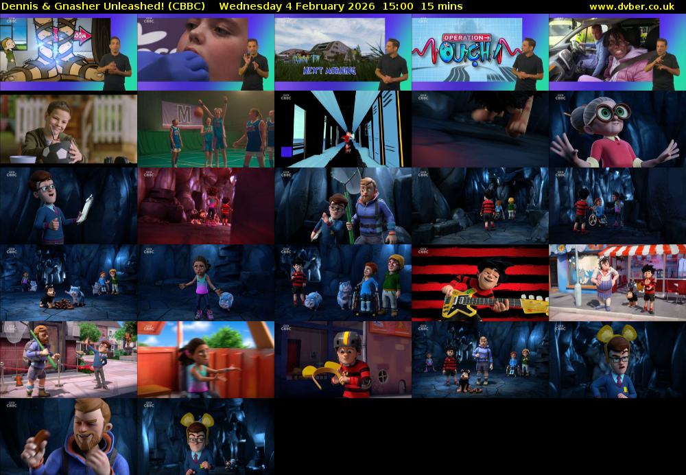 Dennis & Gnasher Unleashed! (CBBC) Wednesday 4 February 2026 15:00 - 15:15