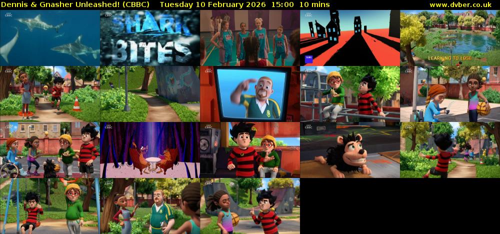 Dennis & Gnasher Unleashed! (CBBC) Tuesday 10 February 2026 15:00 - 15:10