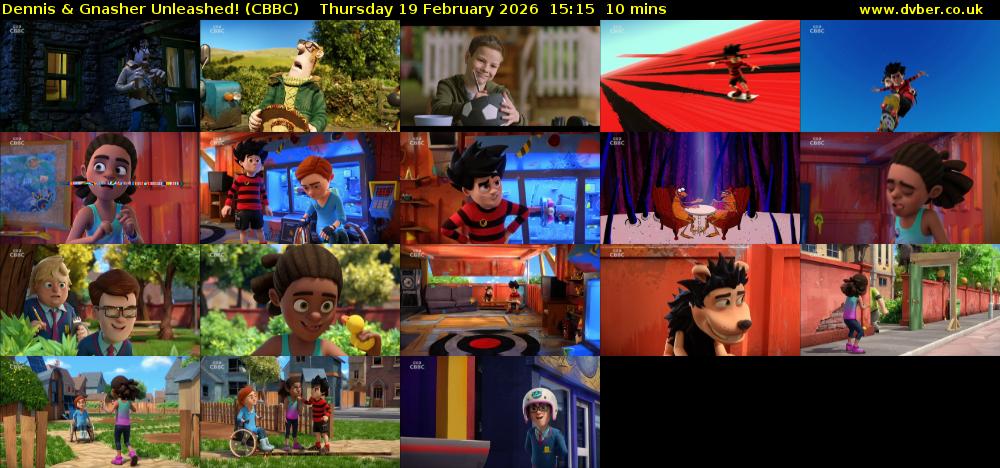 Dennis & Gnasher Unleashed! (CBBC) Thursday 19 February 2026 15:15 - 15:25