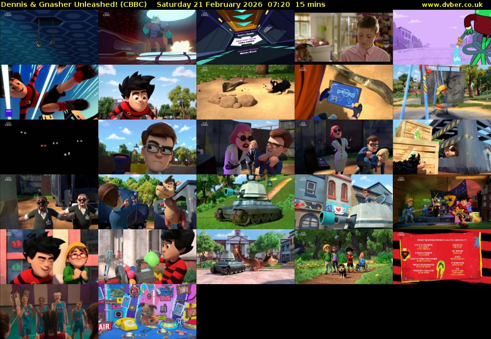 Dennis & Gnasher Unleashed! (CBBC) Saturday 21 February 2026 07:20 - 07:35