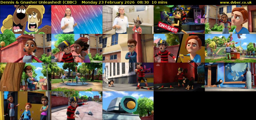 Dennis & Gnasher Unleashed! (CBBC) Monday 23 February 2026 08:30 - 08:40
