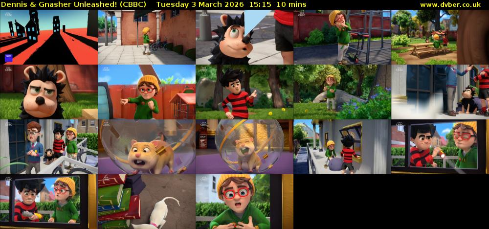 Dennis & Gnasher Unleashed! (CBBC) Tuesday 3 March 2026 15:15 - 15:25