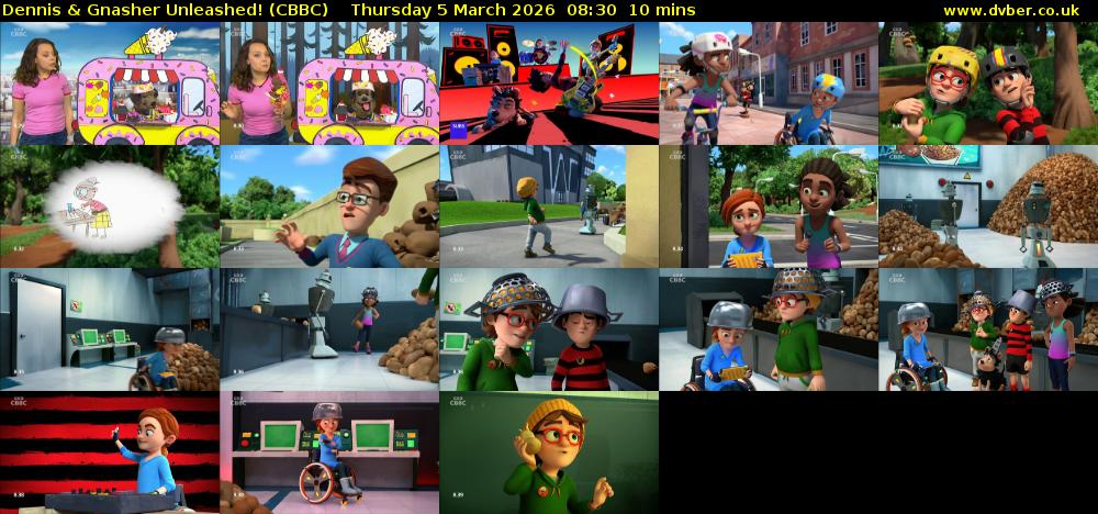 Dennis & Gnasher Unleashed! (CBBC) Thursday 5 March 2026 08:30 - 08:40