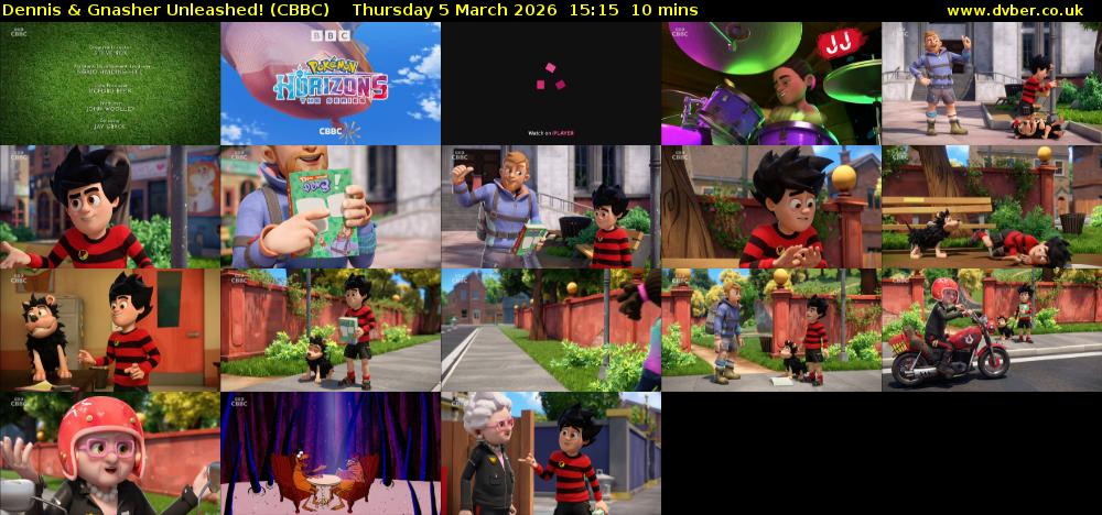 Dennis & Gnasher Unleashed! (CBBC) Thursday 5 March 2026 15:15 - 15:25