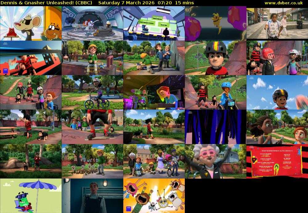 Dennis & Gnasher Unleashed! (CBBC) Saturday 7 March 2026 07:20 - 07:35