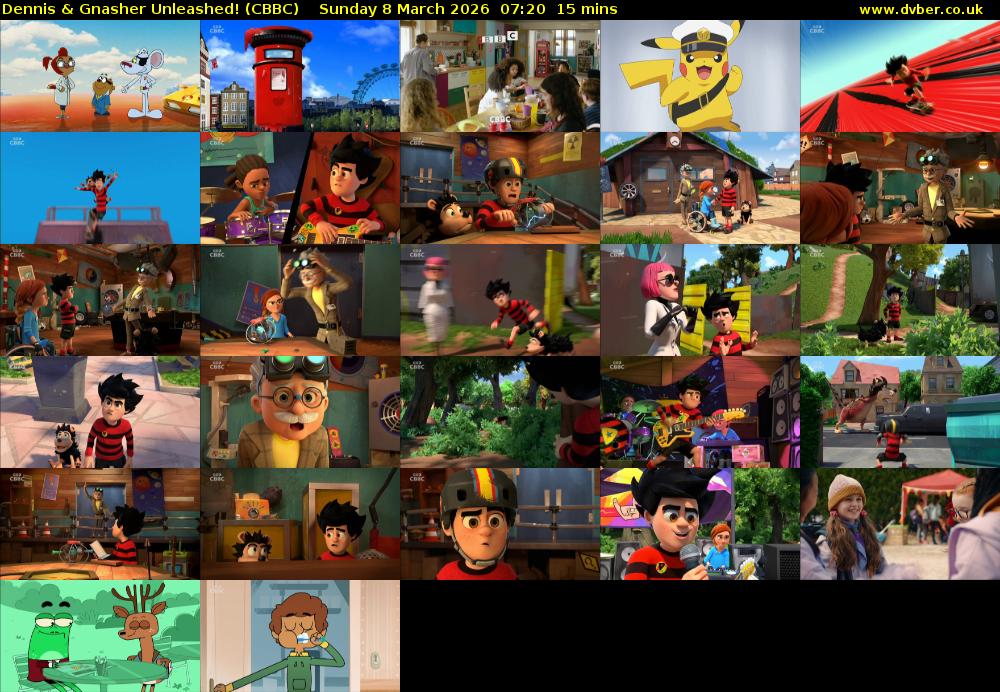 Dennis & Gnasher Unleashed! (CBBC) Sunday 8 March 2026 07:20 - 07:35