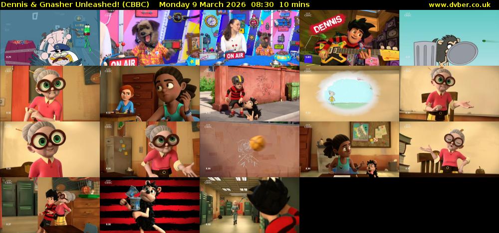 Dennis & Gnasher Unleashed! (CBBC) Monday 9 March 2026 08:30 - 08:40