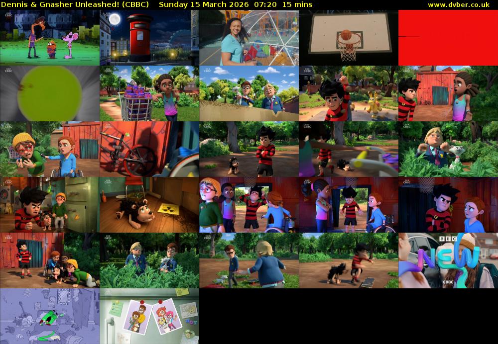Dennis & Gnasher Unleashed! (CBBC) Sunday 15 March 2026 07:20 - 07:35