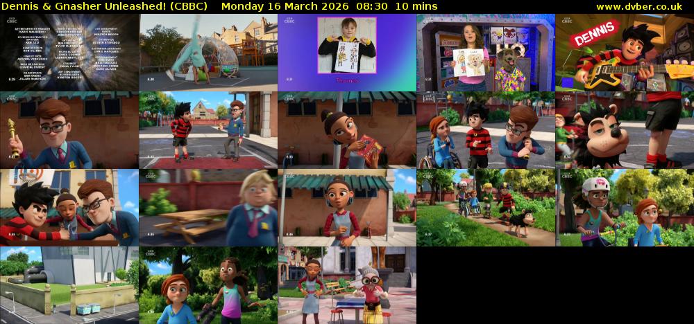 Dennis & Gnasher Unleashed! (CBBC) Monday 16 March 2026 08:30 - 08:40