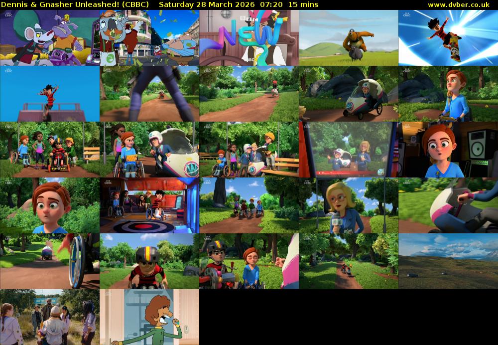 Dennis & Gnasher Unleashed! (CBBC) Saturday 28 March 2026 07:20 - 07:35