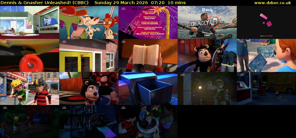 Dennis & Gnasher Unleashed! (CBBC) Sunday 29 March 2026 07:20 - 07:30