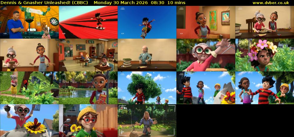 Dennis & Gnasher Unleashed! (CBBC) Monday 30 March 2026 08:30 - 08:40