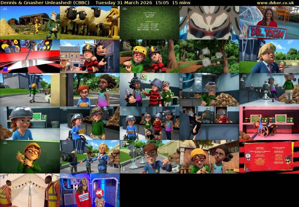 Dennis & Gnasher Unleashed! (CBBC) Tuesday 31 March 2026 15:05 - 15:20