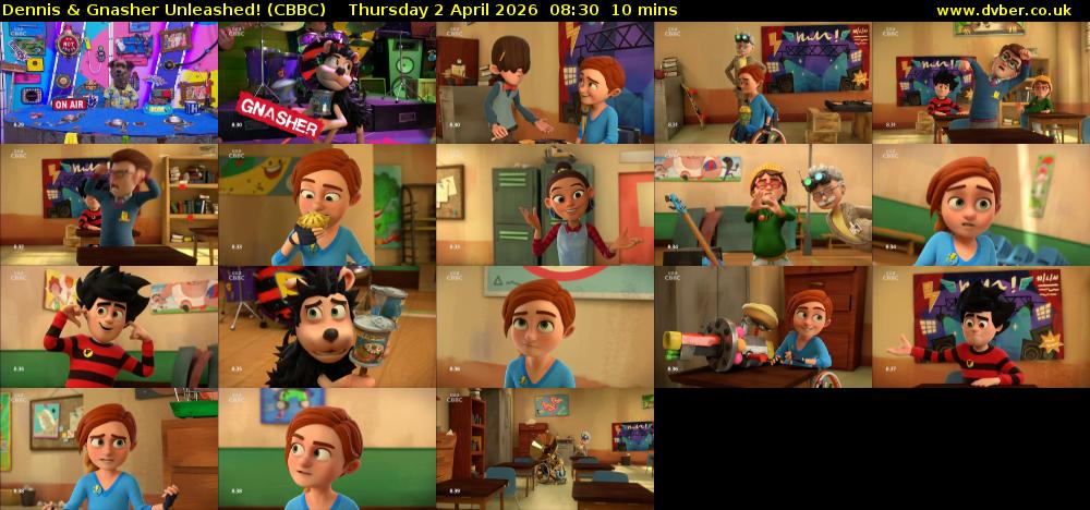 Dennis & Gnasher Unleashed! (CBBC) Thursday 2 April 2026 08:30 - 08:40