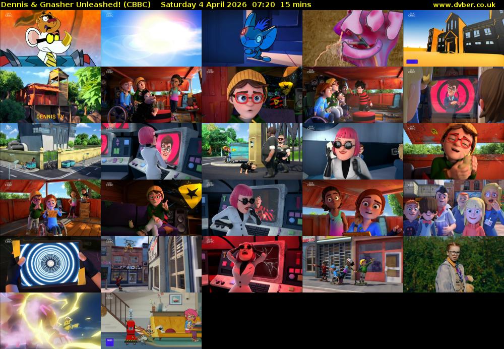 Dennis & Gnasher Unleashed! (CBBC) Saturday 4 April 2026 07:20 - 07:35