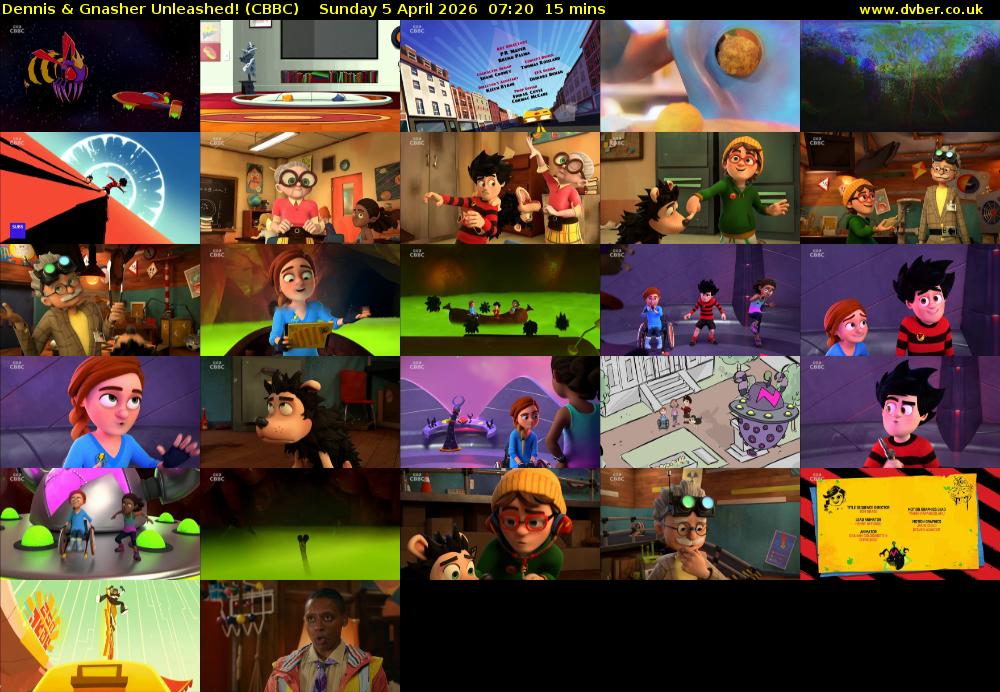 Dennis & Gnasher Unleashed! (CBBC) Sunday 5 April 2026 07:20 - 07:35